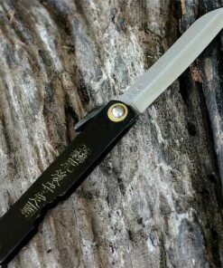 Brand new 🧨 Higonokami Folder traditional Japanese style 3 in. steel blade, Black Stainless Steel Handles 👍