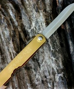 Budget 🎁 Higonokami traditional Japanese style 3 in. steel blade, Brass Handles 🧨