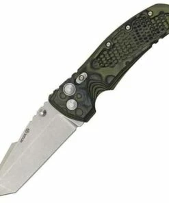 Coupon 🎁 Hogue EX01 4" Tactical Tanto Blade with G-Mascus Green G-10 Handles 😀