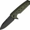 Cheapest 🌟 Hogue EX-02, Spear Point Blade, Green G-Mascus G10 Handle ✨