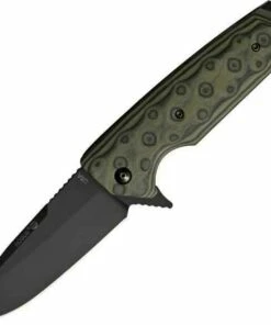Cheapest 🌟 Hogue EX-02, Spear Point Blade, Green G-Mascus G10 Handle ✨