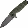 Discount ⌛ Hogue EX-02 Spear Point, Green G-Mascus Handle 💯