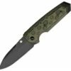 Deals 🔔 Hogue EX-02 Extreme, 3 5/8" black finish 154CM stainless spear point blade, Green G-Mascus G-10 handle scales 🔥