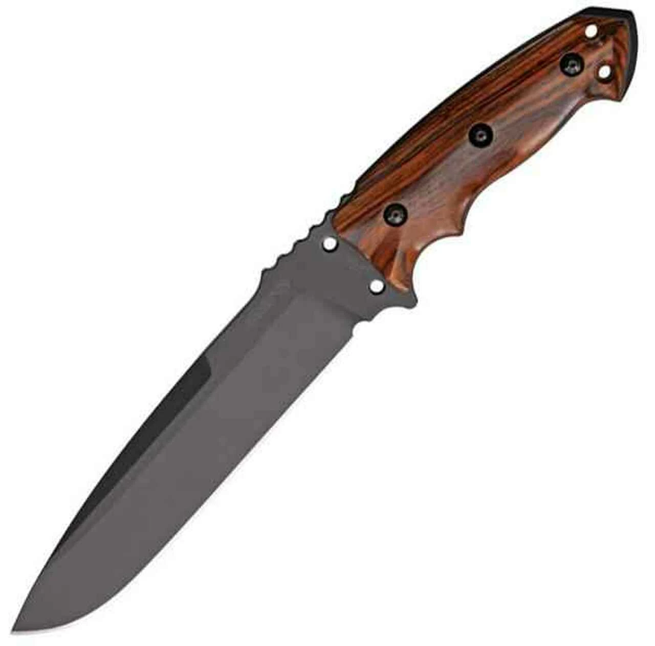 New ⌛ Hogue Large Tactical Fixed Blade, 3D Contoured Brown Cocobolo Wood Handles 🤩 1 New ⌛ Hogue Large Tactical Fixed Blade, 3D Contoured Brown Cocobolo Wood Handles 🤩