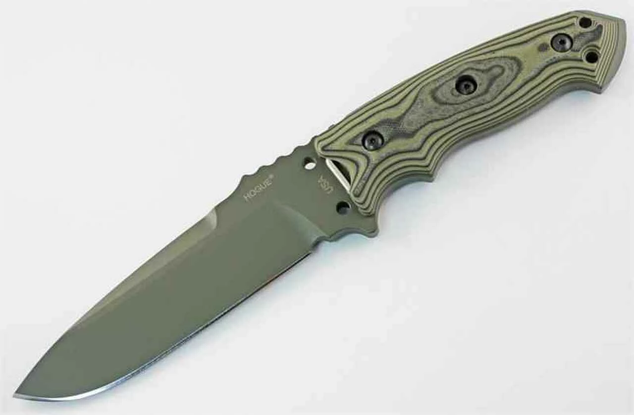 Cheap ๐งจ Hogue 5 1/2" EX-F01 Fixed Blade, A2, Green G-Mascus G-10 Handle ๐ 1 Cheap ๐งจ Hogue 5 1/2" EX-F01 Fixed Blade, A2, Green G-Mascus G-10 Handle ๐