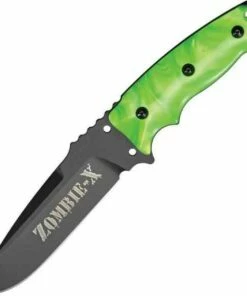 New 🛒 Hogue Zombie Fixed Blade, 10 1/2" Overall, w/ Black Ballistic Nylon Sheath 🎁