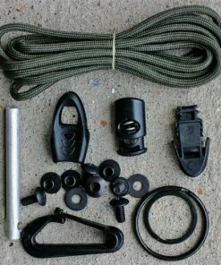 Deals 🎁 ESEE Knives Izula Complete Survival Kit (Includes: Paracord, Rings, Fire Rod, Whistle & Clip Plate) 🔥