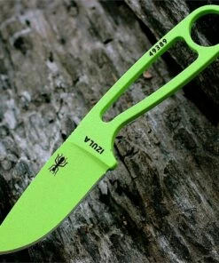 Cheap 😍 ESEE Knives ESEE IZULA Knife, Venom Green, Concealed Carry Knife, Clip Plate 😍