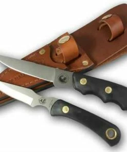 Top 10 🔥 Knives of Alaska Jaeger & Cub Combo Set, Suregrip Handles, w/ Leather Sheath 🌟