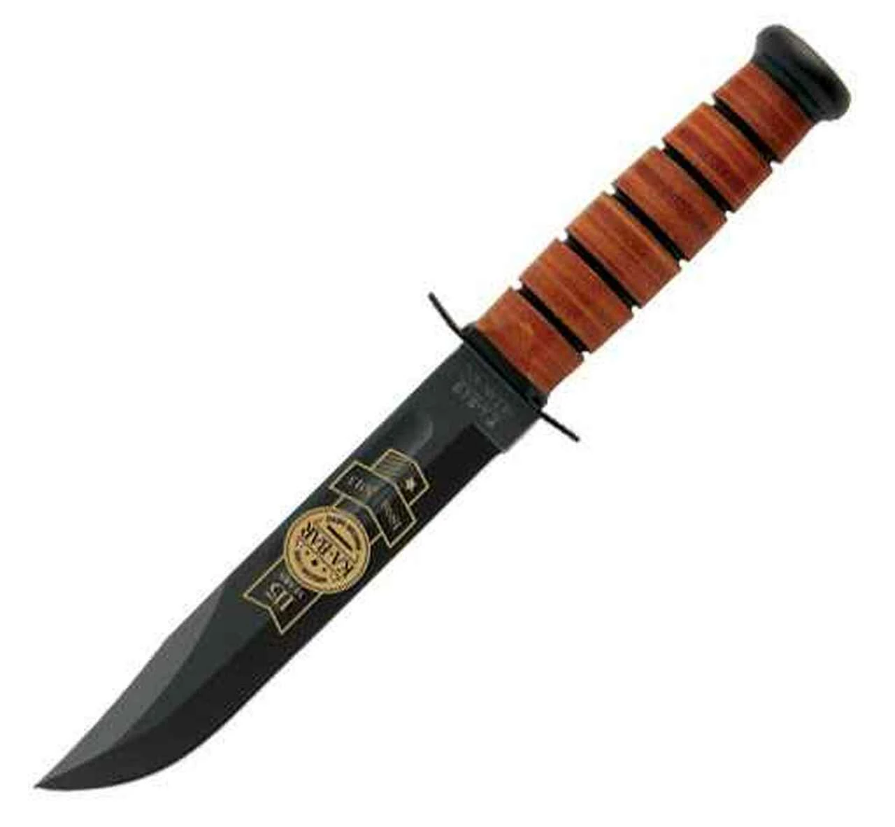 New 🤩 Ka-Bar USN 115th Anniversary Knife, w/ Leather Sheath 😍 1 New 🤩 Ka-Bar USN 115th Anniversary Knife, w/ Leather Sheath 😍