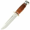 Promo ⭐ Ka-Bar Marine Hunter, Stacked Leather Handle, Leather Sheath ⭐