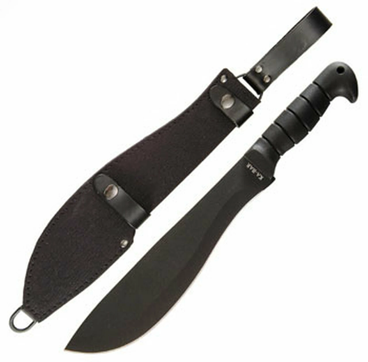 Hot Sale ๐งจ Ka-Bar Cutlass Machete, Black Kraton G, Leather/Cordura Sheath ๐ 1 Hot Sale ๐งจ Ka-Bar Cutlass Machete, Black Kraton G, Leather/Cordura Sheath ๐