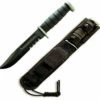 Coupon 👏 Ka-Bar D2 Extreme, With Nylon/Cordura Ka-Bar/Eagle Sheath, 7 in., ComboEdge 👍