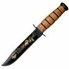 Best Pirce ⭐ Ka-Bar USMC Iraqi Freedom Knife, Leather Handle 🔥