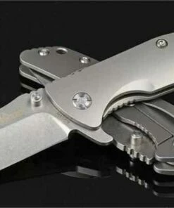 Hot Sale ⌛ Kizer Cutlery Titanium Framelock, Stonewash S35VN, Smooth Titanium Handle ✔️