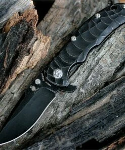 Flash Sale 🛒 Kizer Cutlery, Caligine, 401D1, 3.58 in. S35VN Drop Point Black Stonewashed Blade, Framelock ⌛