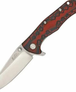Promo ❤️ Kizer Cutlery Kizer Titanium Linerlock Folder, S35VN, Red and Black G-10 Handle ❤️