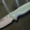 Wholesale 👍 Kizer Cutlery Titanium Linerlock, S35VN, Green Scalloped G-10 Handle 💯