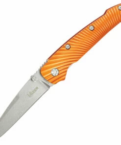 Best Sale 🧨 Kizer Cutlery Kizer Knives Aluminium Linerlock Folding Knife CPM-S35VN Orange ✨