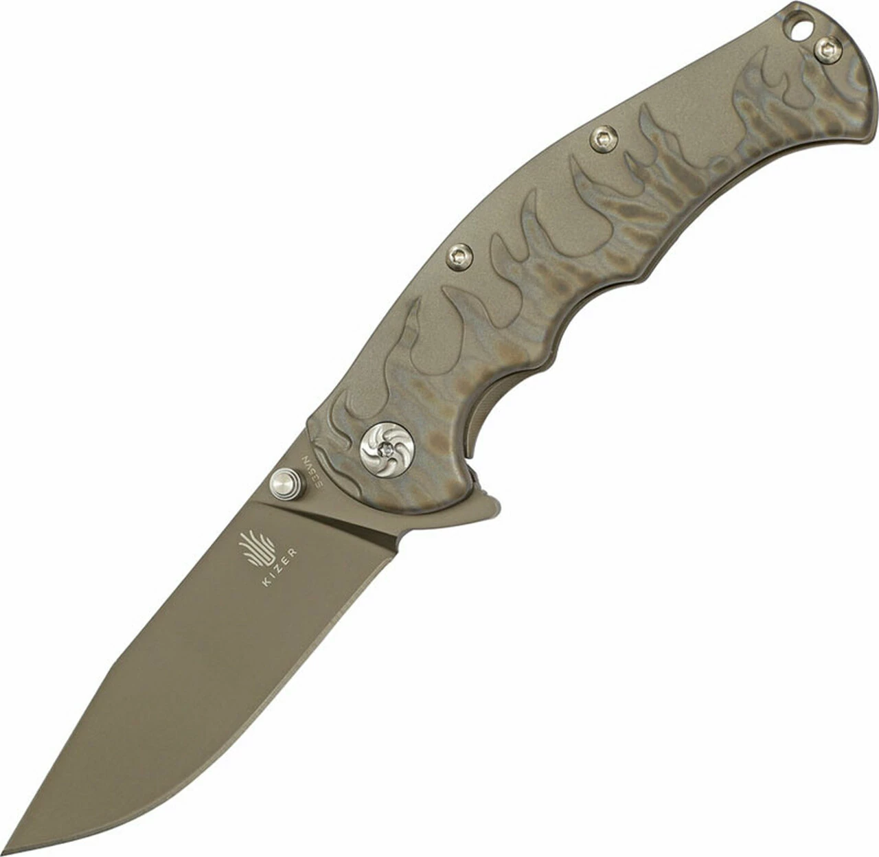 Buy 💯 Kizer Cutlery Kizer Knives KI4447A2, S35VN Stone Washed Blade, 6AL4V Titanium Framelock 🔔 1 Buy 💯 Kizer Cutlery Kizer Knives KI4447A2, S35VN Stone Washed Blade, 6AL4V Titanium Framelock 🔔