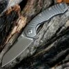 Flash Sale 🎉 Kizer Cutlery, TomCat, 4450TI1, 3.65 in. S35VN Drop Point/ Sheepsfoot Stonewashed Blade, Framelock 🎁