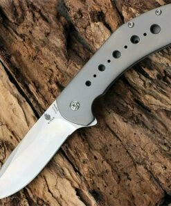 Promo ⌛ Kizer Cutlery KI4479 Kala by Scot Matsuoka, 3.74" S35VN Plain Blade, Titanium Handle ⌛