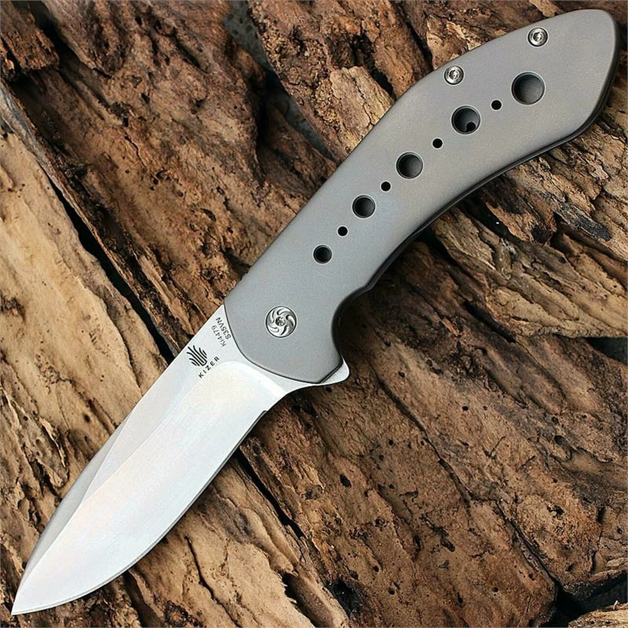Promo ⌛ Kizer Cutlery KI4479 Kala by Scot Matsuoka, 3.74" S35VN Plain Blade, Titanium Handle ⌛ 1 Promo ⌛ Kizer Cutlery KI4479 Kala by Scot Matsuoka, 3.74" S35VN Plain Blade, Titanium Handle ⌛