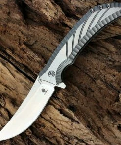 Buy ✔️ Kizer Cutlery KI4482 Dirk Pinkerton Nomad, 3.78" S35VN Plain Blade, Titanium Handle ⭐