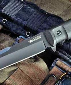 Flash Sale ⭐ Kizlyar Supreme Delta, AUS-8 Black Fixed Blade, Kraton Handle 🌟