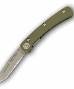 Promo ❤️ Knives of Alaska KOA Featherlight Xtreme Defender Folder, OD G10 Handle, Combo Edge 🧨