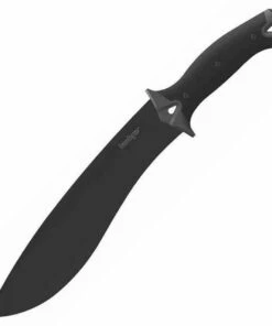 Flash Sale 🎉 Kershaw Knives Kershaw 1077 Camp 10, 10" 65MN Powdercoated Fixed Blade, Rubber Overmold Handle 🛒