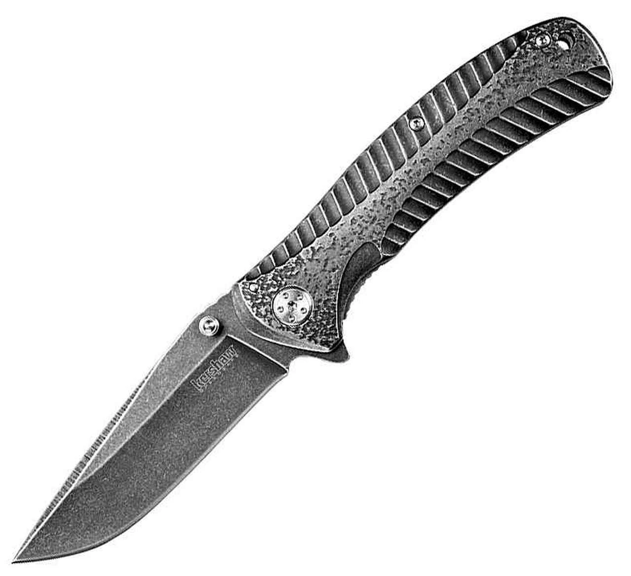 Best Pirce 🔥 Kershaw Knives Kershaw Starter 1301BW 3.4" 3Cr13 SS Plain, Blackwash Blade, SS Blackwash Handle 🤩 1 Best Pirce 🔥 Kershaw Knives Kershaw Starter 1301BW 3.4" 3Cr13 SS Plain, Blackwash Blade, SS Blackwash Handle 🤩