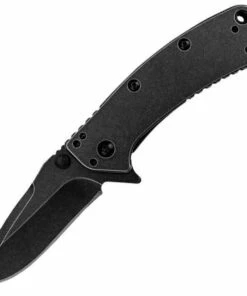 Brand new 💯 Kershaw Knives Kershaw 1555BW Cryo, 2.75" Blackwash 8Cr13MoV SS Plain Blade, 410 SS Blackwash Handle 🔥