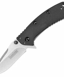 Buy ❤️ Kershaw Knives Kershaw KS1555G10 Cryo, 2.75" Stonewash 8Cr13MoV SS Plain Blade, Black G-10 Handle 🛒
