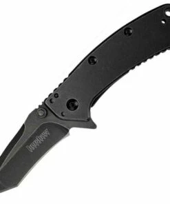 Cheap 🔔 Kershaw Knives Kershaw 1555TBW Cryo, 2.75" Tanto Blackwash 8Cr13MoV SS, Plain Blade, 410 SS Blackwash Handle ❤️