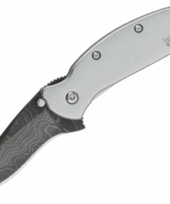 Deals 🔔 Kershaw Knives Kershaw, 1620DAM, Ken Onion Scallion, 2.25" Damascus Plain Blade, 410 SS Handle 🎁