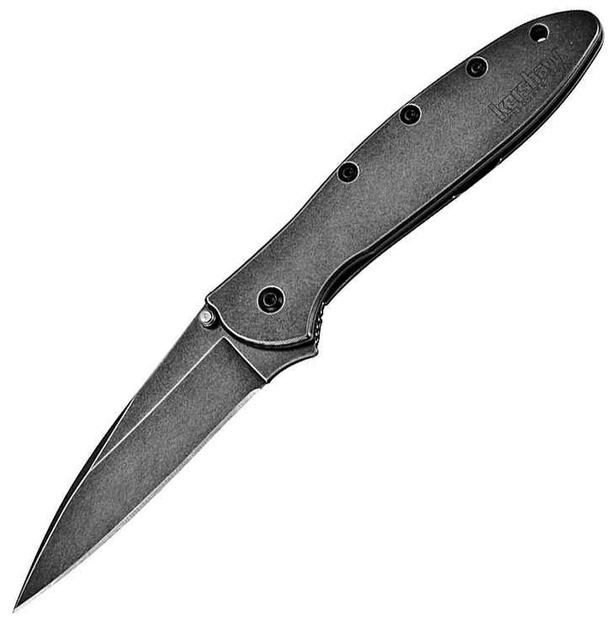 Coupon ❤️ Kershaw Knives Kershaw 1660BLKW Leek, 3" Sandvik 14C28N Blackwash Plain Blade, Blackwash 410 SS Handle 🧨 1 Coupon ❤️ Kershaw Knives Kershaw 1660BLKW Leek, 3" Sandvik 14C28N Blackwash Plain Blade, Blackwash 410 SS Handle 🧨