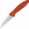 New ⭐ Kershaw Knives Kershaw 1660OR Leek, 3" Sandvik 14C28N Plain Blade, Orange Anodized Aluminum Handle 😍