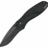Best deal 😀 Kershaw Knives Kershaw 1670BW Blur, 3.4" 14C28N Plain Blade, Black Anodized Aluminum Handle 💯