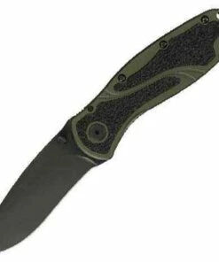 Top 10 👍 Kershaw Knives Kershaw 1670OLBLK Blur, 3.4" 14C28N Plain Blade, OD Green Anodized Aluminum Handle ❤️
