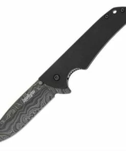 Best deal ✨ Kershaw Knives Kershaw 1760DAM Skyline, 3.1" Damascus Plain Blade, Black G-10 Handles 🧨