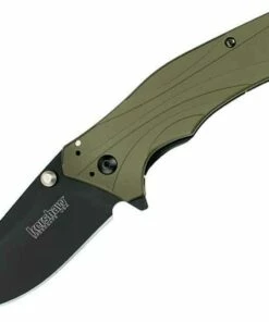 Cheap 🤩 Kershaw Knives Kershaw 1870OLBLK Knockout, 3.25" Sandvik 14C28N SS Plain Blade, Anodized Aluminum Handle 🌟