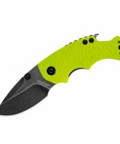 Budget 🎉 Kershaw Knives Kershaw 8700LIMEBW Shuffle Lime Green, 2.4" 8Cr13MoV SS, Blackwash Plain Blade, GFN/K-Texture Handle 🎁