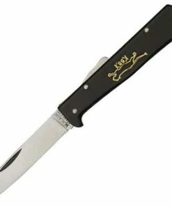 Best Pirce 🔥 Mercator Black Cat Lockback, Stainless Steel Blade w/Black Metal Handles 💯