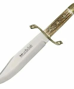 Top 10 🧨 Linder Big Eagle Bowie, 9 3/4" 440 Stainless Bowie Blade, w/ Brown Leather Sheath 🔔