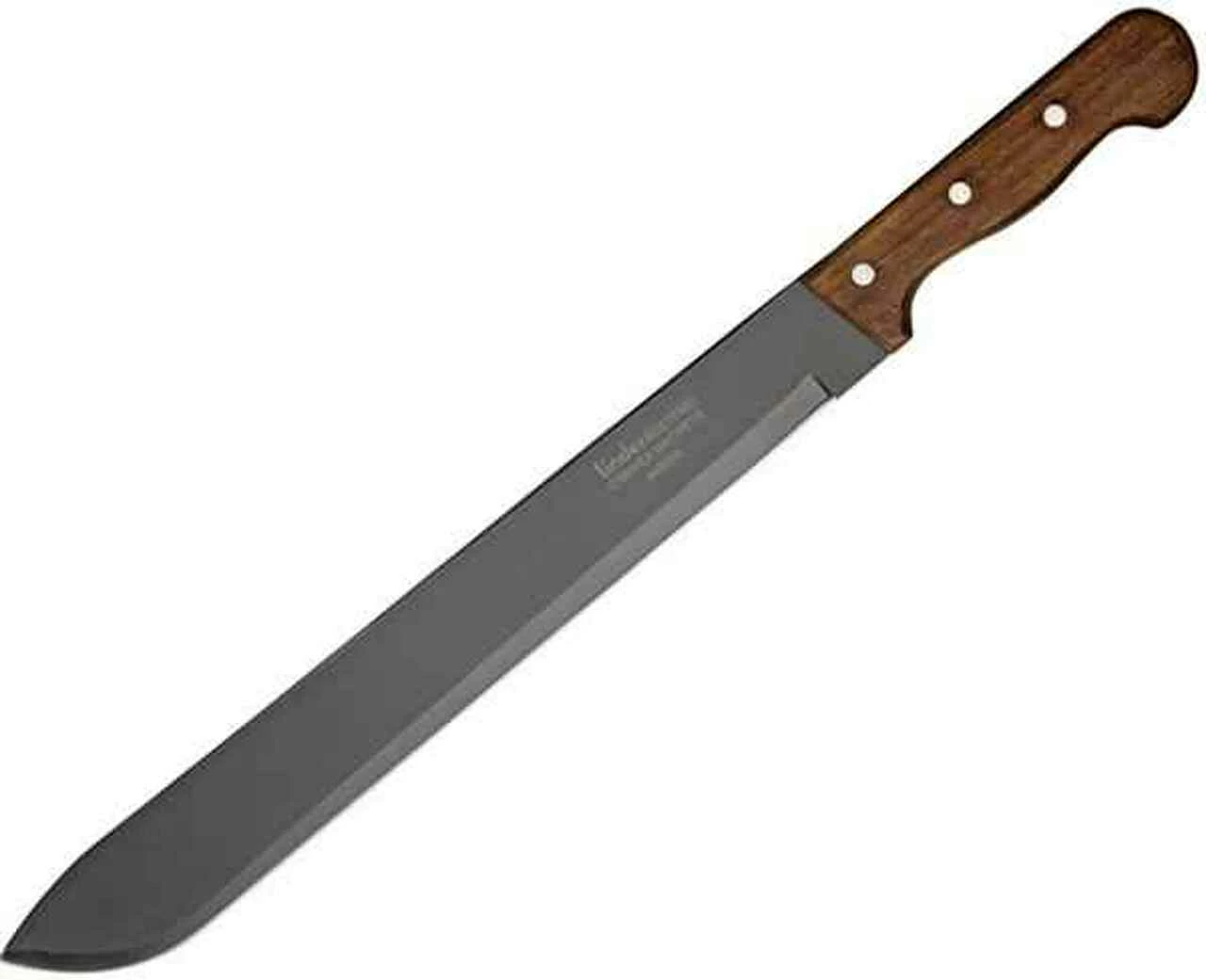 Hot Sale 🛒 Linder LD449036 Heavy Duty Machete, 14.5" SS Plain Blade, Wood Handle, Black Nylon Sheath 😀 1 Hot Sale 🛒 Linder LD449036 Heavy Duty Machete, 14.5" SS Plain Blade, Wood Handle, Black Nylon Sheath 😀
