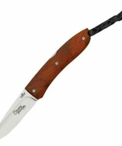 Discount 👏 LionSteel Lion Steel Opera Folding Knife, Cocobolo Handle, Plain Edge 🌟