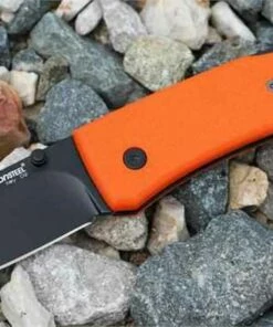 Cheap 🤩 LionSteel Lion Steel Opera Lockback, D2 Steel, Orange G10 Handle 💯
