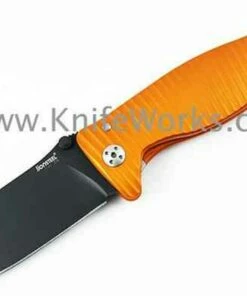 Top 10 ⭐ LionSteel Lion Steel Molletta, Orange Aluminum Handle, Black Plain Edge 👏