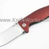 Best Sale 🔥 LionSteel Lion Steel Molletta, Dark Red Aluminum Handle, Plain Edge 🔥